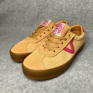 Vans Off the Wall Womens Size 5 Orange Pink Shoes Sneakers Sporty